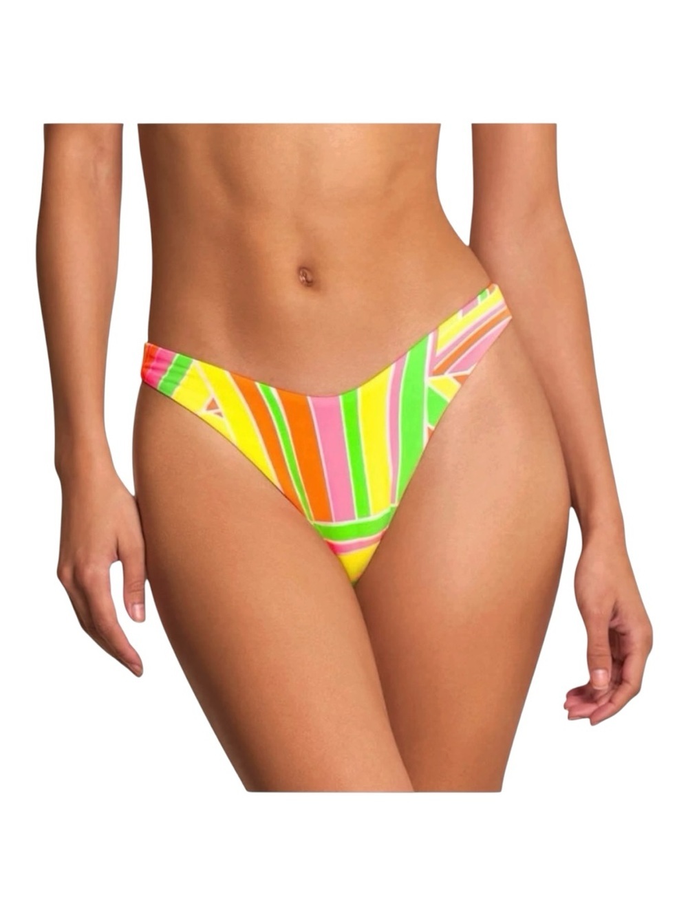 Maaji Splendour High Leg Bottom In Magnetic/Orange NWOT